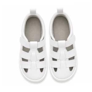 CoqueFlex Sandalia blanca junior vista 2