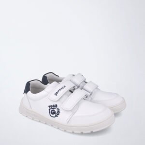 252510-A578-02.jpg Garvalín Zapato barefoot en blanco y azul marino