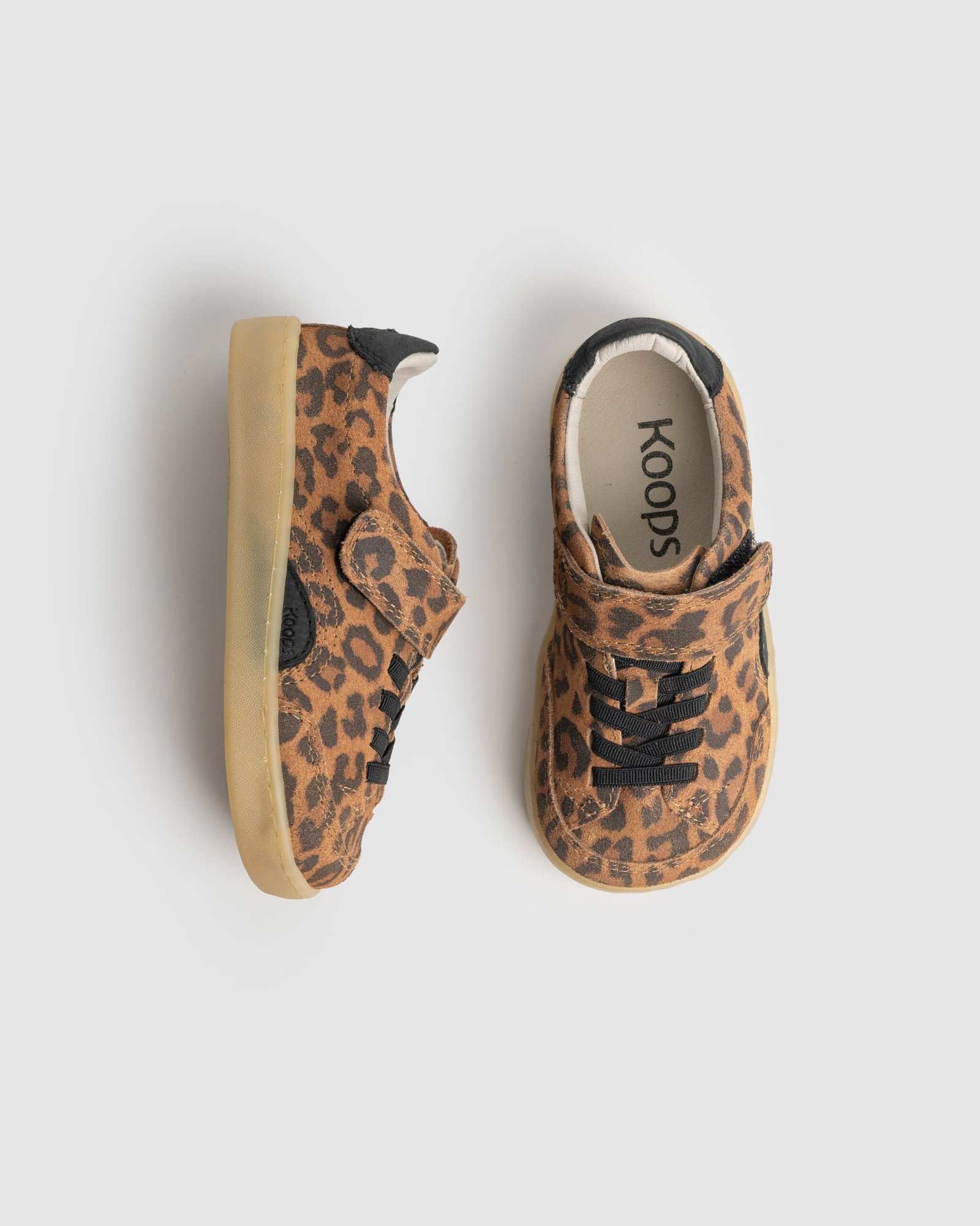 Koops Kai Kids Barefoot Sneaker Leopard vista 3