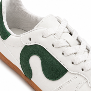 CoqueFlex Sneaker blanca y verde junior vista 2