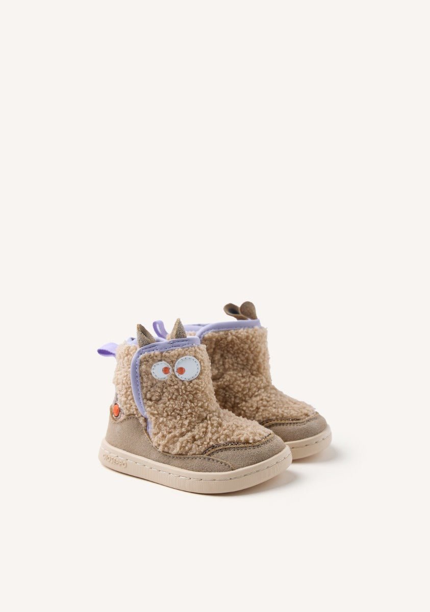 Gioseppo Botas barefoot Boots Taupe vista 2