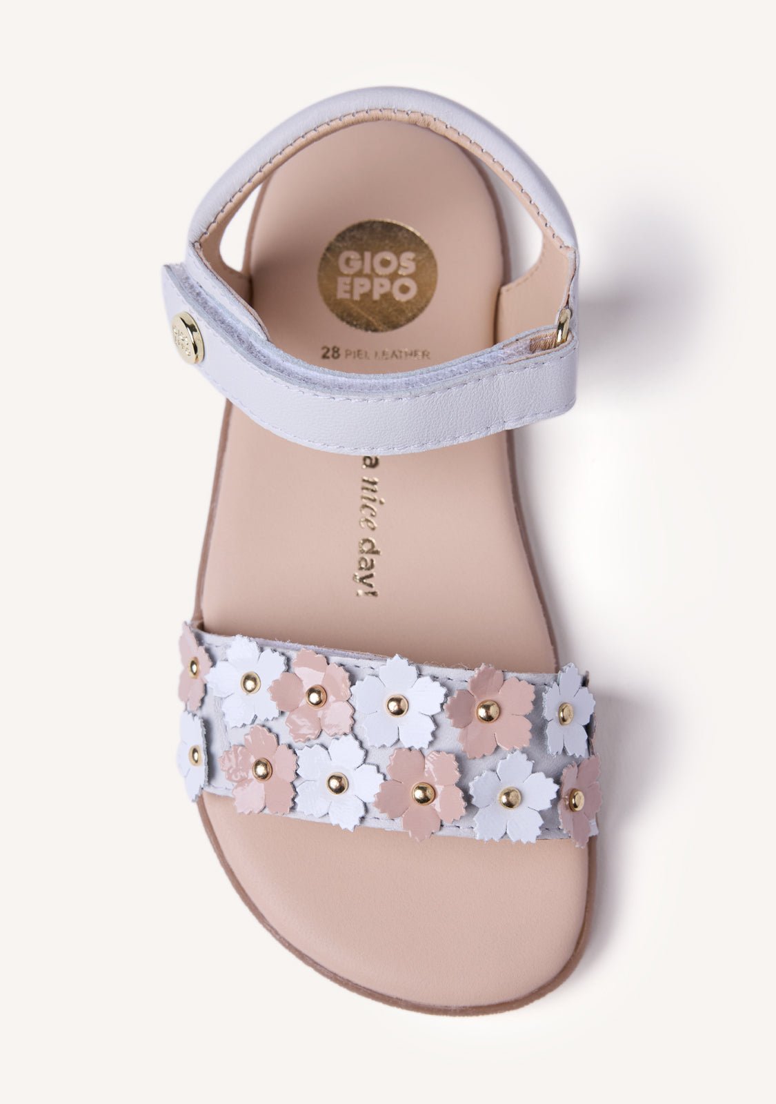Gioseppo Sandalias barefoot Loitok Blanco vista 3