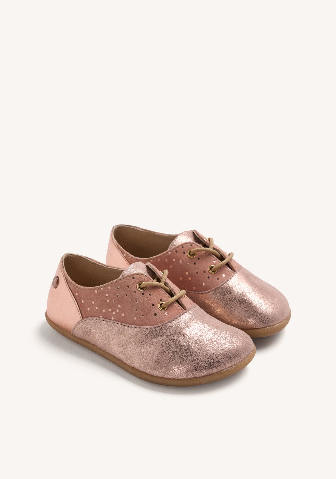 Gioseppo Blucher barefoot 80628 Oro Rosado vista 2
