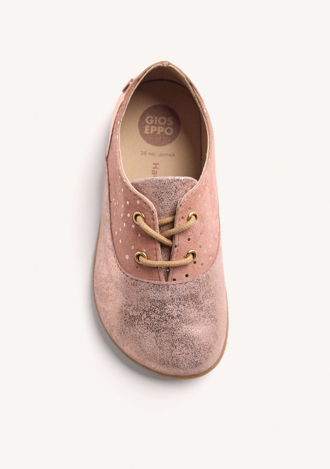 Gioseppo Blucher barefoot 80628 Oro Rosado vista 3