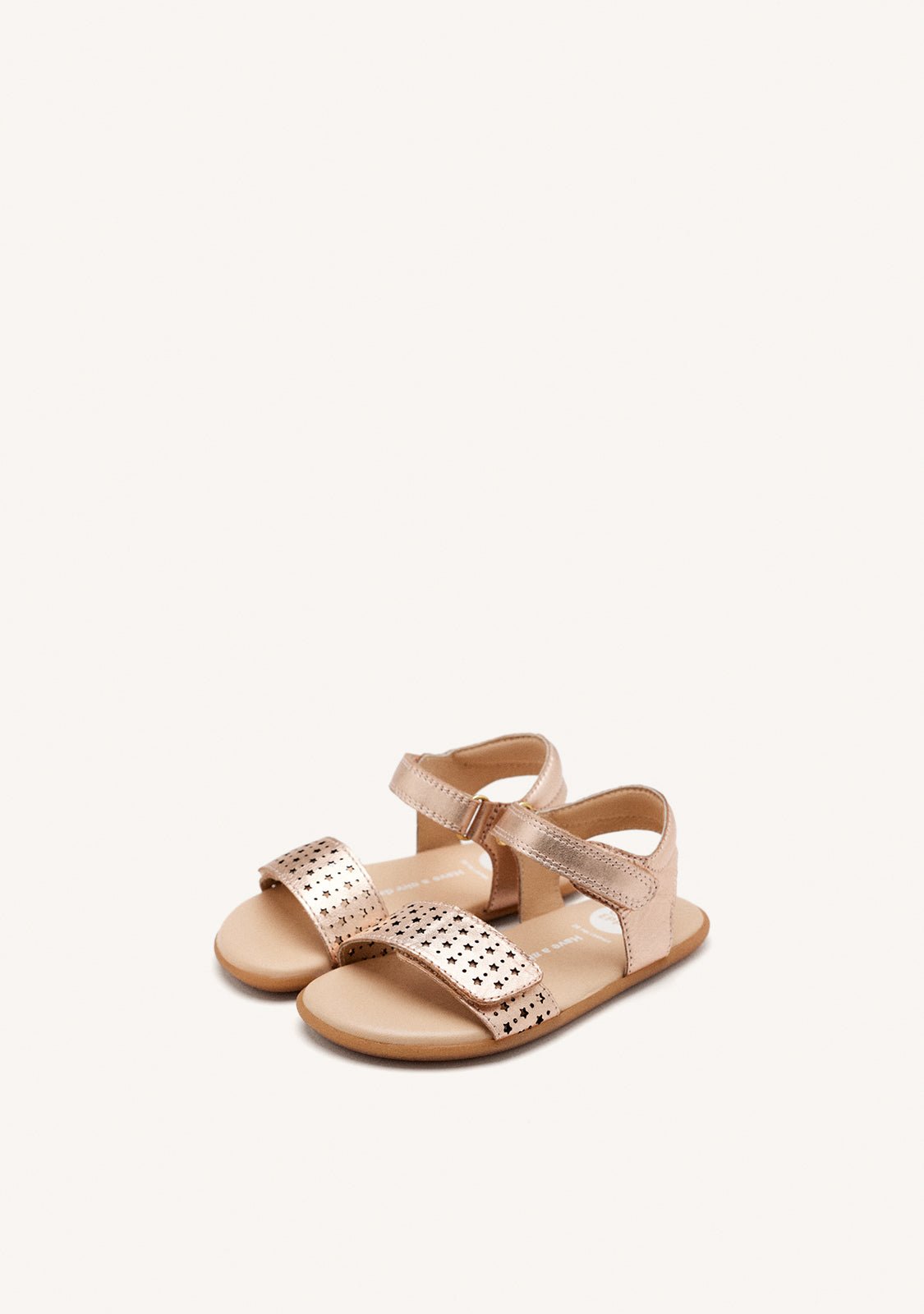 Gioseppo Sandalias barefoot Hiram P Oro Rosado vista 2