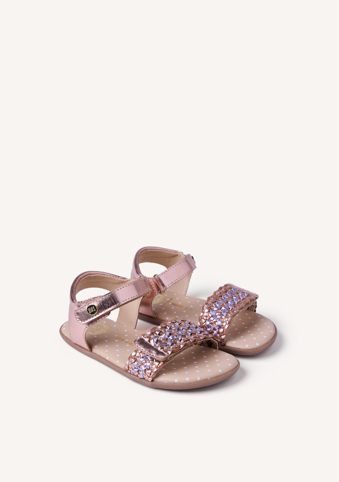 Gioseppo Sandalias barefoot Sandown Oro Rosado vista 2