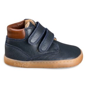 Chetto Bota Barefoot Doble Cierre Piel Baby Free Azul