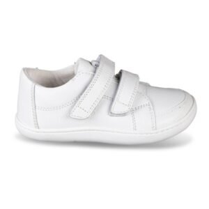 Chetto Zapatillas Barefoot Colegiales Piel Blanco