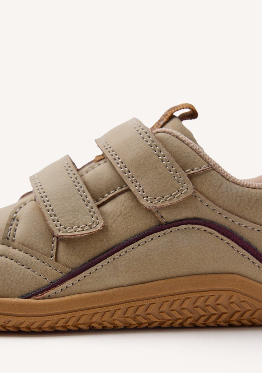 Gioseppo Zapatillas barefoot Darfur Taupe vista 4