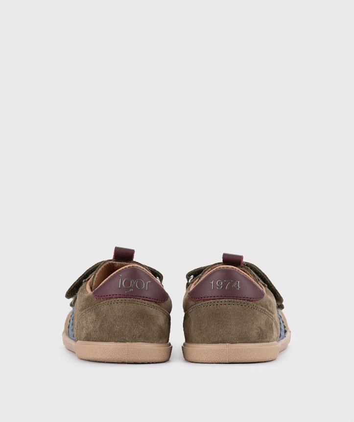 IGOR Tennis Bicolor Kaki vista 3