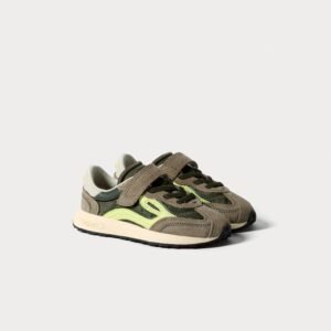 Lejan Melrose Kids - Dark Olive / Lime vista 2