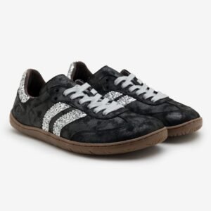 CoqueFlex Trac Junior Glitter Negro Plata
