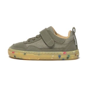 zapatillas-barefoot-veganas-sostenibles-infantil-color-verde-kaki-caqui-faura-rocker-ss26-00.jpg Zapato Feroz Faura Rocker SS26